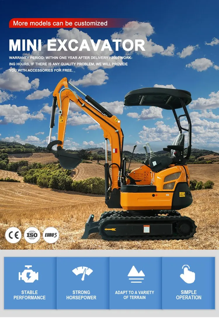 China Mini Excavator with Cabin for Sale