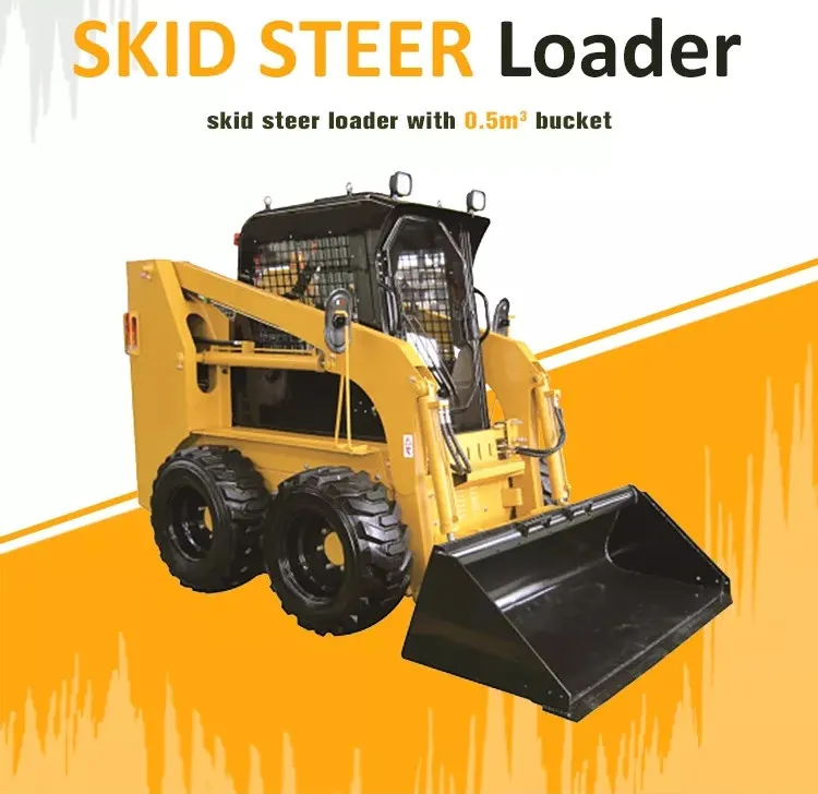 China Wecan Small Skid Steer Loader 730 Front End Loader