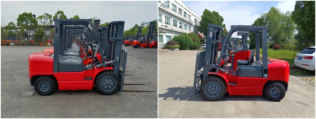 1.5t Trailer Forklift Truck with CE Certificate for Material Handling Diesel Forklift