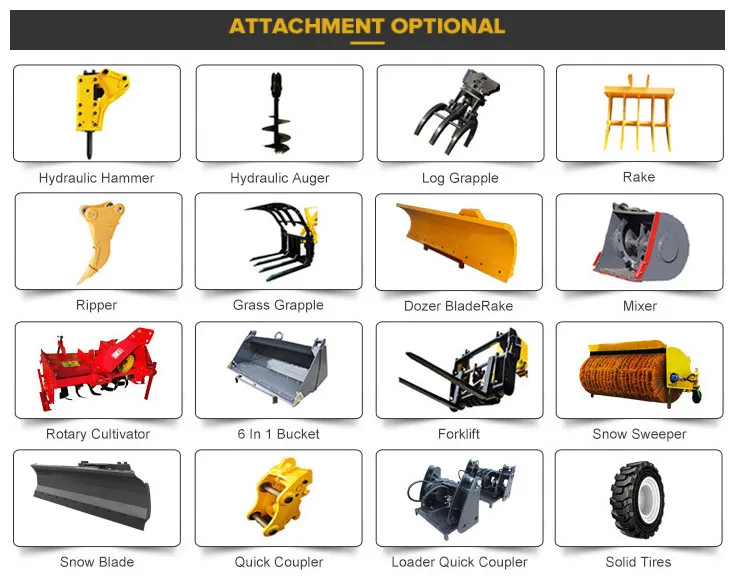 CE Certificated Tractor with Front End Loader Backhoe Ripper